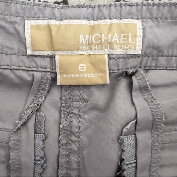 MICHAEL Michael Kors Lightweight Convertible Straight Leg Pants Grey Women’s 6 - Picture 9 of 11